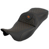 Saddlemen - Dragon Scale Extended Reach RoadSofa™ Seat without Backrest fits '08-'25 FLH/FLT Models