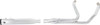 S&S Cycle - 550-1170 - 2-into-1 GNX Exhaust System - 49-State - Chrome - M8 Touring