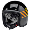 Biltwell - Gloss Black/Orange/Yellow Bonanza Lightspeed Helmet