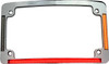 Custom Dynamics - TF05-2026-C - License Plate Frame - All-In-One Auxiliary - LED - Chrome