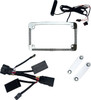 Custom Dynamics - TF05-2026-C - License Plate Frame - All-In-One Auxiliary - LED - Chrome