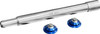 Paul Yaffe Bagger Nation - PYO:YAXLE-07-TP-BE - Y-Axle with 12 Point Style Axle Cover Kit - Custom - Front - Blue - 1"