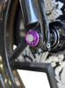 Paul Yaffe Bagger Nation - PYO:YAXLE-08-HT-PR - Y-Axle with Turret Style Axle Cover Kit - Custom - Front - Purple - 25 mm