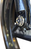 Paul Yaffe Bagger Nation - PYO:YAXLE-08-HT-CP - Y-Axle with Turret Style Axle Cover Kit - Custom - Front - Chrome - 25 mm