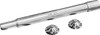 Paul Yaffe Bagger Nation - PYO:YAXLE-08-TP-CP - Y-Axle with 12 Point Style Axle Cover Kit - Custom - Front - Chrome - 25 mm