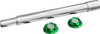 Paul Yaffe Bagger Nation - PYO:YAXLE-08-HT-GN - Y-Axle with Turret Style Axle Cover Kit - Custom - Front - Green - 25 mm