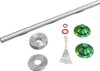 Paul Yaffe Bagger Nation - PYO:YTPR-18L-GN - Axle Cover Kit - Y-Axle Rod - Front - Standard/12 Point - Green