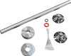 Paul Yaffe Bagger Nation - PYO:YTPR-18L-CH - Axle Cover Kit - Y-Axle Rod - Front - Standard/12 Point - Chrome