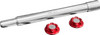 Paul Yaffe Bagger Nation - PYO:YAXLE-08-HT-RD - Y-Axle with Turret Style Axle Cover Kit - Custom - Front - Red - 25 mm