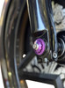 Paul Yaffe Bagger Nation - PYO:YAXLE-07-TP-PR - Y-Axle with 12 Point Style Axle Cover Kit - Custom - Front - Purple - 1"