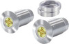 Paul Yaffe Bagger Nation - PYO:BOLTS-DRL-C - Lightning Bolts - Amber/White - Chrome