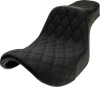 Slyfox - 4738C - High Noon Seat - Black Vinyl, Black Double Diamond Stitch - Fits 1982-1994, 1999-2000 FXR