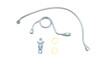 V-Twin - 38-1248 - Chrome Crossover Gas Line Kit - Fits 1942-1949 Harley-Davidson FL