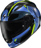 Scorpion - Ryzer Full Face Helmet - Switch - Blue/Hi-Vis Yellow