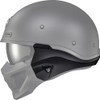 Scorpion - Covert/Covert X Helmet Neck Cover - X Neck Cover Matte Black Sm-Md