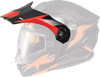 Scorpion - EXO-AT950 Helmet Peak Visor Ellwood - Red