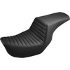Saddlemen - Step-Up Seat For Harley Davidson - Front Tuck-n-Roll – standard lumbar