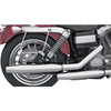 Khrome Werks - HP-Plus 3" Slip-On Mufflers W/Tapered Style fits '91-'05 Harley Dyna Models - Chrome