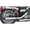  Khrome Werks - HP-Plus 3" Slip-On Mufflers W/Slash Cut fits '91-'05 Harley Dyna Models - Chrome 