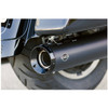  S&S Cycle - 4-1/2" GNX Slip-On Mufflers fits '95-'16 Harley Touring Models - Guardian Black 