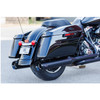  S&S Cycle - 4-1/2" GNX Slip-On Mufflers fits '95-'16 Harley Touring Models - Guardian Black 