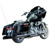  S&S Cycle - 4-1/2" MK45 Cutlass Performance Mufflers fits '95-'16 Harley Touring Models - Guardian Black 
