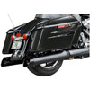 S&S Cycle - 4-1/2" MK45 Cutlass Performance Mufflers fits '17-'23 Touring Models - Guardian Black