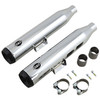  S&S Cycle - Grand National 50-State Slip-On Mufflers fits '18-'22 Harley M8 Softail Models - Chrome 