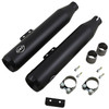 S&S Cycle - Grand National 50 State Slip-On Mufflers fits '18-'22 Harley M8 Softail Models - Guardian Black