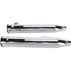 Cobra - 3" Slip-On Mufflers W/ Race-Pro Tips fits '08-'17 Dyna Models - Chrome