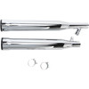 Cobra - 3" Slip-On Mufflers W/ Race-Pro Tips fits '00-'06 Harley Softail Models - Chrome