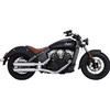 Vance & Hines - Twin Slash 3" Slip-On Mufflers fits '15-'22 Scout/​Scout Sixty & '18-'22 Scout Bobber Models - Chrome