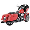Vance & Hines - 4½" Hi-Output Slip-On Mufflers fits '95-'16 Touring Models - Matte Black Ceramic