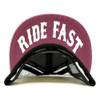 Deadbeat Customs - Ride Fast Snapback Hat W/ Underbrim - Purple