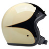 Biltwell - Bonanza Helmet - Gloss Vintage White/Black Scallop