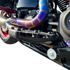 Kodlin - NXL Footpegs fits '18-'24 Softail & Sportster S Models W/ Mid-Controls - Black W/ Stainless Steel Cover