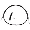 Drag Specialties - 68-11/16" Black Vinyl High-Efficiency Clutch Cable (Repl. OEM #38602-92/ 38661-00)