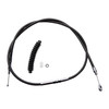 Drag Specialties - 59-3/4" Black Vinyl High-Efficiency Clutch Cable fits '87-'06 Big Twin, '86-'13 Sportster Models (Except '06 Dyna Glide) - Alternative Length