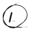 Drag Specialties - 70-7/16" Black Vinyl High-Efficiency Clutch Cable fits '87-'06 Big Twin/ '86-'13 Sportster Models (Except '06 Dyna Glide) - Alternative Length