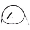 Drag Specialties - 66-11/16" Black Vinyl High-Efficiency Clutch Cable fits '87-'06 Big Twin, '86-'13 Sportster Models (Except '06 Dyna Glide) W/ 32-15/16" Clutch Adjuster - Alternative Length