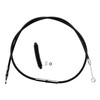 Drag Specialties - 69-13/16" Black Vinyl High-Efficiency Clutch Cable fits '87-'94 FXR Model - Alternative Length