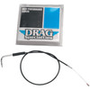 Drag Specialties - 41-1/2" Black Vinyl Cruise Control Idle Cable (Repl. OEM #56293-03/ 56554-04)