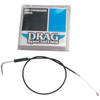 Drag Specialties - 38-3/8" Black Vinyl Cruise Control Idle Cable (Repl. OEM #56358-02)