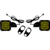 Custom Dynamics - Shark Demon™ LED Turn Signals fits '15 & Up Road Glide Models - Black -Yellow Lens