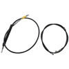 LA Choppers - 15"-17" Handlebar Cable/Brake Line Kit W/O ABS fits '18-'23 Softail Models - Black Vinyl/ Alternative Length