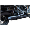 S&S Cycle - 2-into-1 Qualifier Exhaust System Race Only fits '17-'23 Touring Models - Black