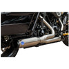 S&S Cycle - 2-into-1 Qualifier Exhaust System Race Only fits '17-'23 Touring Models - Silver
