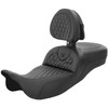 Saddlemen - RoadSofa Seat with Backrest fits '08-'23 FL Models - Honeycomb