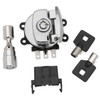 Drag Specialties - Side Hinge Ignition Switch with Fork Lock fits '99-'05 FXDWG, '00-'10 FXST/​FLST Models (Repl. OEM # 71419-93)