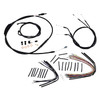 Burly Brand - 12" Complete Black Vinyl Handlebar Cable/Line Kit for Ape Hanger Handlebars fits '07-'08, '10-'11 FXDWG Model